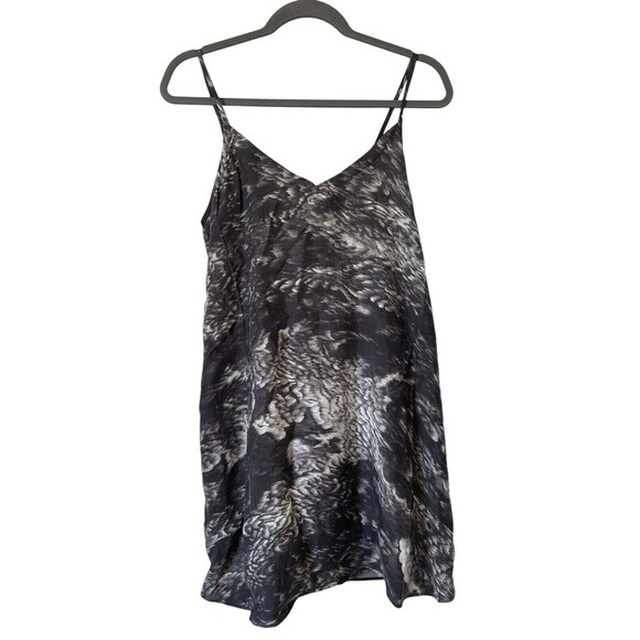 Athleta NWT Women's Calm Cool Slip Dress Black/Gray Size Small Retail $119 - Picture 1 of 12